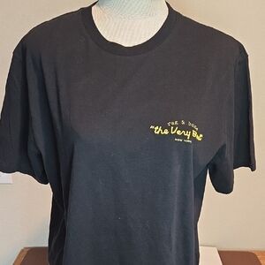 Rag & Bone Black Tee with Yellow‎ Accents